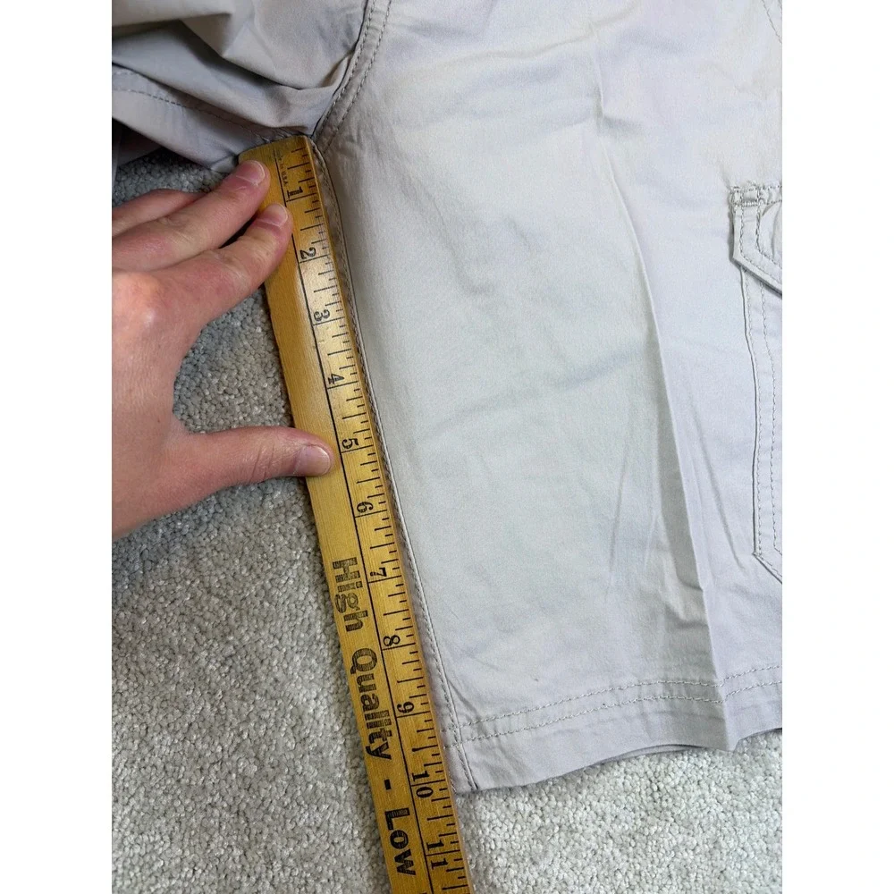 Lee Cargo Shorts Mens 30x10.5 Beige Extreme Motion Stretch Utility 102187010 NEW